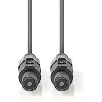 Nedis Kaiutinkaapeli 48 x 0.20 mm Kupari 10.0 m Pyöreä PVC Tummanharmaa Pakkaus