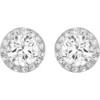 Swarovski Korvakoru 'Una' hopea / valkoinen