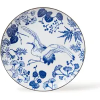 Tokyo Design Studio Flora Japonica Lautanen 257 Cm Crane - Ruokalautaset Posliini Sininen - 16722