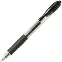 Pilot Pen G-2 -kuulakärkikynä, Geelimuste, 0,5 Mm, Musta