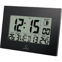 Renkforce E0311R Radio seinäkello 230 mm x 163 mm x 28 mm Musta