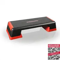 Gymstick Pro Steppilauta (musta-punainen)