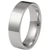 Kohinoor 903-528v 6mm kihlasormus 14k valkokulta, flakka 17