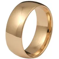 Kohinoor 903-524 8mm sormus, tynnyri 14k kulta 18