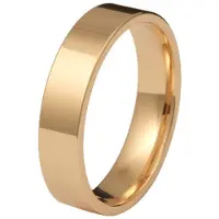 Kohinoor 903-527 5mm kultasormus, flakka 14k kulta 16
