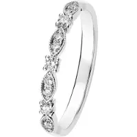 Kohinoor 033-269V-17 Timanttisormus valkokulta Clara 16