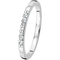 Kohinoor Linnea timanttisormus valkokulta 033-406V-10-160