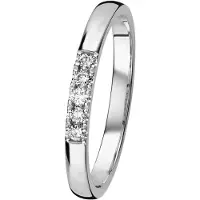 Kohinoor 033-216V-10 Timanttisormus valkokulta Estelle 17