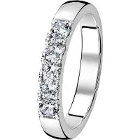 Kohinoor 933-116V-50B3 Timanttisormus valkokulta Estelle 18