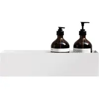 Nichba-Design Bath Shelf 40 hylly, valkoinen
