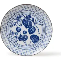 Tokyo Design Studio Flora Japonica Lautanen 25,7 Cm Ivy - Ruokalautaset Posliini Sininen - 16723