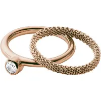 Skagen sormus Elin Rose Gold-Tone Crystal SKJ0852791-170