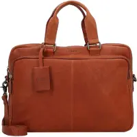Burkely Antique Avery Asiakirjasalkku Nahka 40 cm Kannettavan tietokoneen taskun syvyys Ruskea
