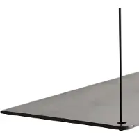 Woud Stedge Add-on hylly 80 cm Mustaksi maalattu tammi