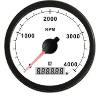 VETUS 0-4000rpm Kierroslukumittari 12-24v