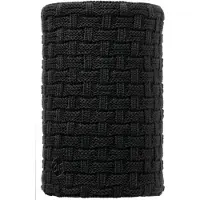 Buff Knitted Neckwarmer Airon - Black - ONE SIZE