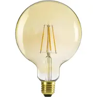 Kanlux S.A. LED-hehkulamppu E27 G125 7W lämmin sävy