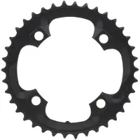 Shimano ø104 38 hampaan terä Musta