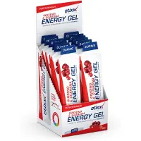 Etixx Ginseng & Guarana Punainen Laatikko Energiageelejä Herukka Kirsikka 50g 12 Yksiköt