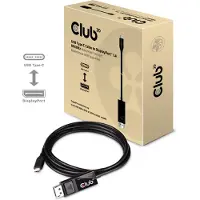 Club 3D usb-c to dp1.4 8k60hz hdr 1.8m