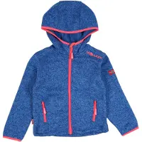 TROLLKIDS Jondalen Fleecetakki, Medium Blue/Coral, Koko 104