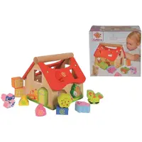 Eichhorn Shape Sorter House muotopalikka maalaistalo