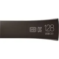 Samsung MUF-128AB, 128 GB, USB A-tyyppi, 3.2 Gen 1 (3.1 Gen 1), 400 MB/s, Ilman suojusta, Harmaa, Hopea