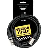 Yellow cable PROM03X - Neutrik XLR/XLR 3 m.