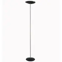 Aluminor Led uplight lattiavalaisin Kitel 79, himmennettävä, Musta, Olohuone/ruokailutila, Metalli, Moderni