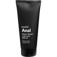 Sinful Anal Vesipohjainen Liukuvoide 200 ml - Clear