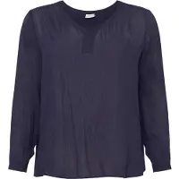 KAFFE CURVE Kcami Ls Blouse - Navy - 46