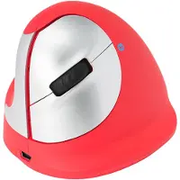 R-Go Tools RGOHEREDL, Vasenkätinen, Bluetooth, 2400 DPI, Punainen