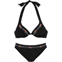 Buffalo Bikini 'Flori' monivärinen / musta