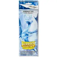 Dragon Shield Perfect Fit Clear Sealable 100 kpl korttisuoja