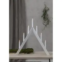 Star Trading Kynttilänjalka Arrow Valkoinen 60cm