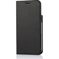 Wave Book Case -suojakotelo, Apple iPhone 12 Pro Max, musta