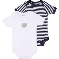 Playshoes Potkuhousut/body marine / harmaa / valkoinen