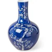 Pols Potten Vase Blossom - Blue - Ø30X H46CM