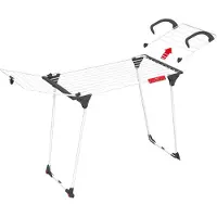 Vileda Clothes Line Vileda Premium Grey Steel 180 x 91 x 57 cm 2-in-1