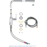 GROHE Keittiöhana ulosvedettävällä suuttimella Grohe Essence 30270000 DN15 kromi