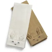 Elodie details Baby Napkins 2Pcs - Lily White / Warm Sand - Beige - ONE SIZE