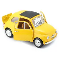 Bburago Fiat 500 F 1965 Keltainen 1:24