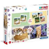 Clementoni 4in1 Pelisetti Animals