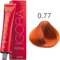 Schwarzkopf Professional IGORA Royal hiusväri sävy 0-77 Copper Concentrate 60 ml