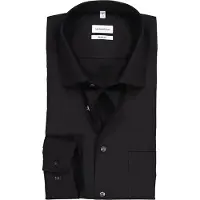 Seidensticker Business Shirt Regular - Black - 42