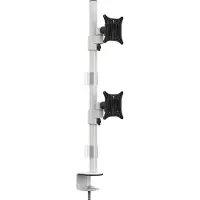 Multibrackets M VESA Deskmount Officeline Dual Vertical -pöytäteline kahdelle näytölle 15-30", täysin liikuteltava, 16 kg, valkoinen