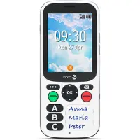 Doro 780X (4G), musta/valkoinen