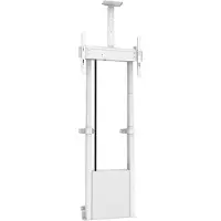 Multibrackets – M MOTORIZED FLOORMOUNT INCL CAMERASHELF 120KG WHITE (7350073738076)