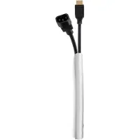 Multibrackets M Universal Cable Sock 10 mm 25 m - Kaapelijärjestelijä, Hopea