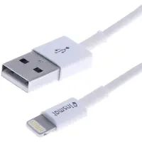 Insmat LIGHTNING USB-CABLE MFI WHITE 2 M